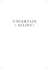 Omslagafbeelding: Uncertain Allies 1st edition 9781682472033