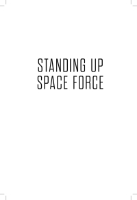 Imagen de portada: Standing Up Space Force 1st edition 9781682472392