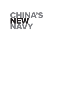 Cover image: China's New Navy 9781682477755