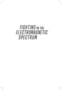 Cover image: Fighting in the Electromagnetic Spectrum 9781682478493