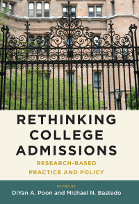 Imagen de portada: Rethinking College Admissions 9781682537770