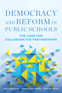 Cover image: Democracy and Reform in Public Schools 1st edition 9781682538500