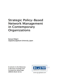 Imagen de portada: Strategic Policy-Based Network Management in Contemporary Organizations 9781683180036