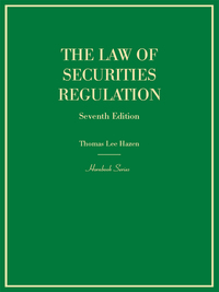 Cover image: Hazen's The Law of Securities Regulation 7th edition 9780314284549