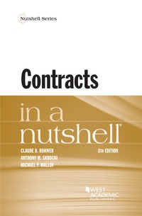 Cover image: Rohwer, Skrocki, and Malloy's Contracts in a Nutshell 8th edition 9781634599146