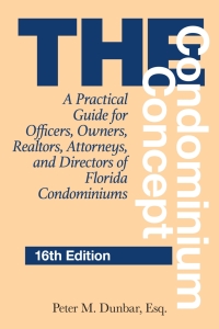 Cover image: The Condominium Concept 16th edition 9781493069743