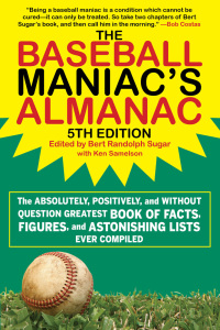 Cover image: The Baseball Maniac's Almanac 6th edition 9781613218051