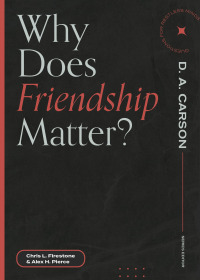 Cover image: Why Does Friendship Matter? 9781683595250