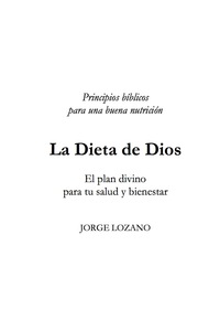 Cover image: La Dieta de Dios