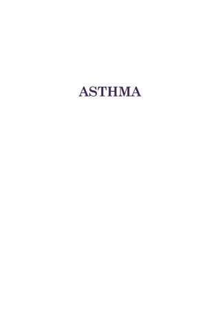 Immagine di copertina: Asthma 1st edition 9781683920311