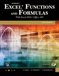Imagen de portada: Microsoft Excel Functions and Formulas with Excel 2019/Office 365 5th edition 9781683923732