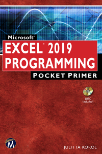 Imagen de portada: Microsoft Excel 2019 Programming Pocket Primer 9781683924135