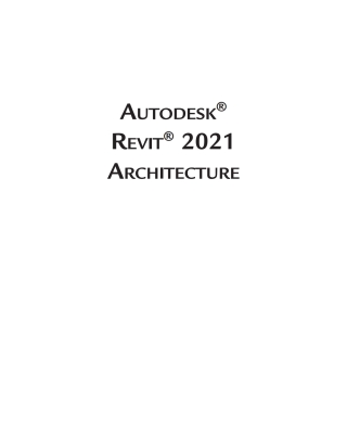 Cover image: AutoDesk Revit 2021 Architecture 1st edition 9781683925194