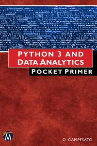 Imagen de portada: Python 3 and Data Analytics Pocket Primer 9781683926542