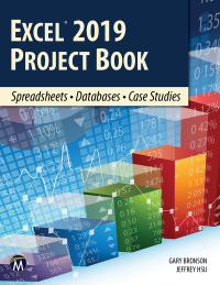 Omslagafbeelding: Excel 2019 Project Book: Spreadsheets • Databases • Case Studies 9781683927693
