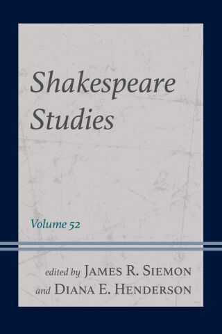 Imagen de portada: Shakespeare Studies 1st edition 9781683934264