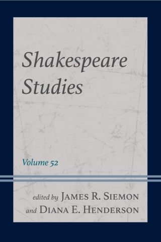 Imagen de portada: Shakespeare Studies 1st edition 9781683934264