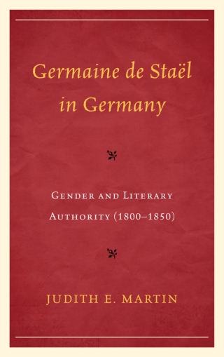 Imagen de portada: Germaine de Staël in Germany 1st edition 9781611470345