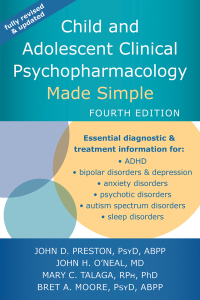Imagen de portada: Child and Adolescent Clinical Psychopharmacology Made Simple 4th edition 9781684035120
