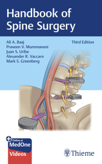 Omslagafbeelding: Handbook of Spine Surgery 3rd edition 9781684205547