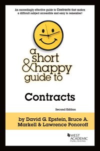 Cover image: A Short & Happy Guide to Contracts 2nd edition 9781640207523