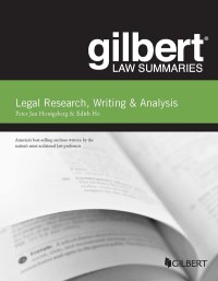Cover image: Honigsberg and Ho's Gilbert Law Summary on Legal Research, Writing & Analysis) 13th edition 9781642426724