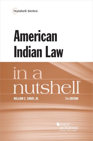 Cover image: Canby's American Indian Law in a Nutshell 7th edition 9781640209138