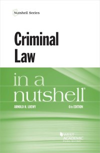 Cover image: Loewy's Criminal Law in a Nutshell 6th edition 9781640201934
