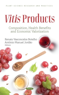 Imagen de portada: Vitis Products: Composition, Health Benefits and Economic Valorization 9781536199826