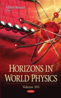 Imagen de portada: Horizons in World Physics. Volume 305 9781536199512