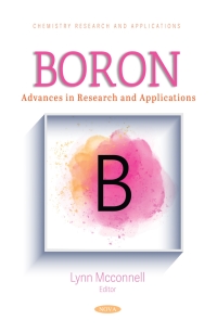 Cover image: Boron: Advances in Research and Applications 9781685072315