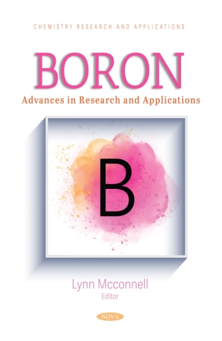 表紙画像: Boron: Advances in Research and Applications 9781685072315