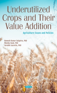 Cover image: Underutilized Crops and Their Value Addition 9781685074432
