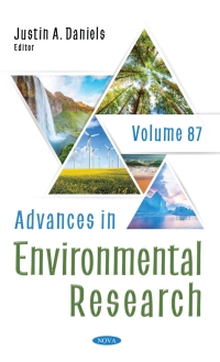 Cover image: Advances in Environmental Research. Volume 87 9781685075262