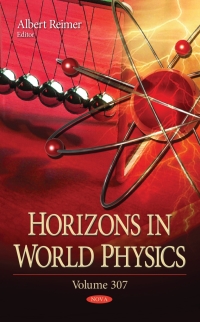 Cover image: Horizons in World Physics. Volume 307 9781685075491