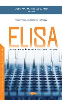 Cover image: ELISA: Advances in Research and Applications 9781685075002