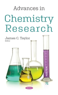 Cover image: Advances in Chemistry Research. Volume 71 9781685076160