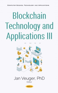 Cover image: Blockchain Technology and Applications III 9781685076290