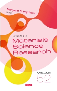 Cover image: Advances in Materials Science Research. Volume 52 9781685078133