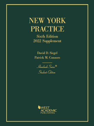 Cover image: Siegel's New York Practice, Student Edition, 2022 Supplement 6th edition 9781685613860