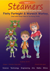 Omslagafbeelding: Finity Fortnight & Warwick Warboy deal with deep fake and Terrifying Trolls 9781685831110