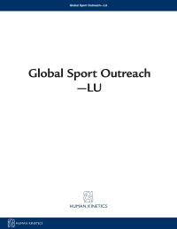 Cover image: Global Sport Outreach—LU 1st edition 9781718226883
