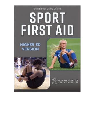 Cover image: Sport First Aid 6th Edition Online Course 6th edition 9781718244733