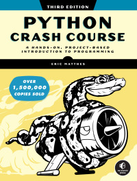 Cover image: Python Crash Course, 3rd Edition 9781718502703