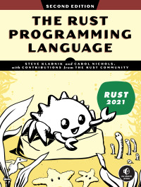 Cover image: The Rust Programming Language, 2nd Edition 9781718503106