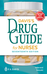 Titelbild: Davis's Drug Guide for Nurses 17th edition 9781719640053