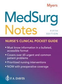 Cover image: MedSurg Notes 5th edition 9780803694514