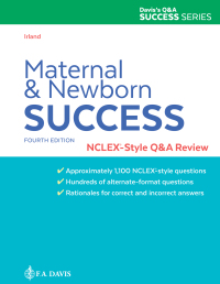 Cover image: Maternal and Newborn Success: NCLEX-Style Q&A Review with Edge Access 4th edition 9781719643061