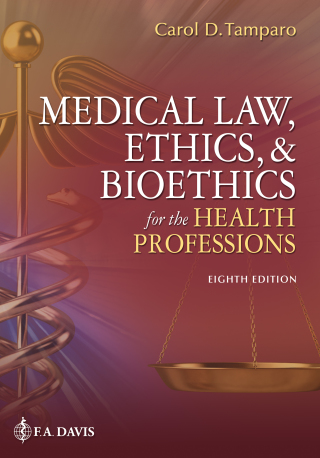 Cover image: Medical Law, Ethics, & Bioethics for the Health Professions 8th edition 9781719640930