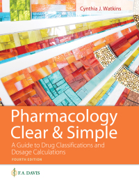 Cover image: Pharmacology Clear and Simple 4th edition 9781719644747